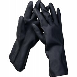 Неопреновые индустриальные перчатки, противокислотные, размер x