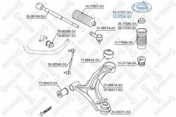 Опора амортизатора переднего Suzuki Grand Vitara/Escudo JB416/JB420/JB627 -2006