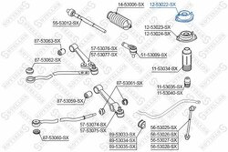 Опора амортизатора переднего VIN: <020708 KIA Rio 00>