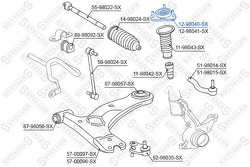 Опора амортизатора переднего Toyota Corolla CDE120/ZZE12# 01-02