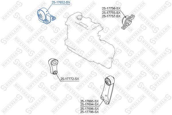 Подушка двигателя правая Nissan Cube Z10 1998-2002/Micra K11