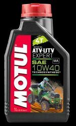 Motul 105938 105938 масло моторное для квадроциклов 10w-40 motul 1л полусинтетика atv-utv expert 4t (