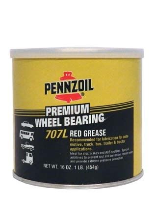 Смазка PENNZOIL Premium Wheel Bearing 707L Red Grease (0,454л)