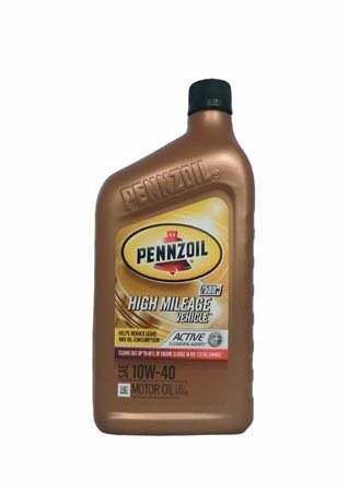 Моторное масло PENNZOIL High Mileage Vehicle SAE 10W-40 (0,946л)