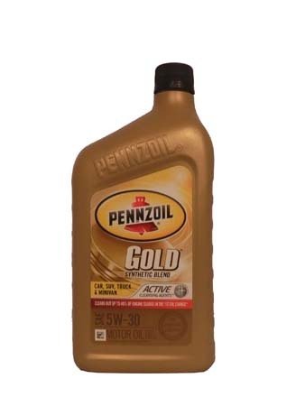 Моторное масло PENNZOIL Gold Synthetic Blend SAE 5W-30 (0,946л)