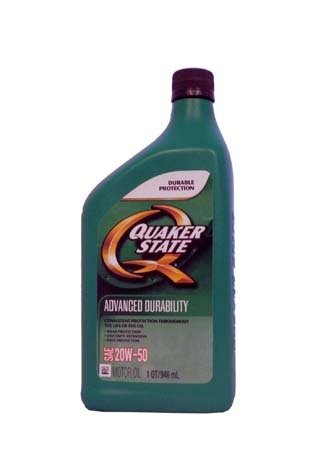 Моторное масло QUAKER STATE Advanced Durability SAE 20W-50 (0,946л)