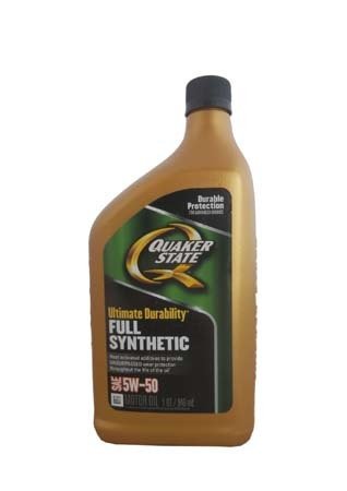 Моторное масло QUAKER STATE Ultimate Durability SAE 5W-50 (0,946л)