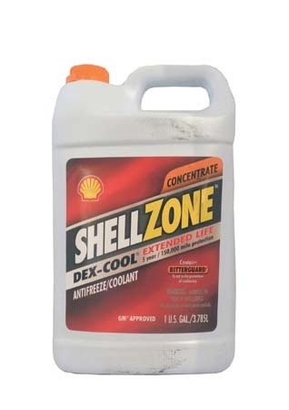 Антифриз концентрированный, оранжевый SHELL Zone Dexcool Extended Life Antifreeze/Coolant (3,785л)