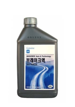 Тормозная жидкость GM DOT-5 Brake Fluid (0,5л)