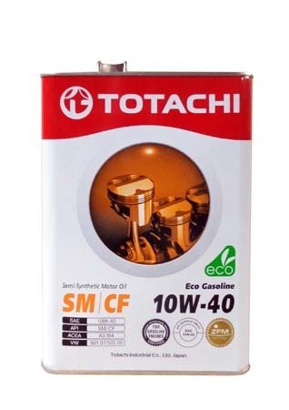 Моторное масло TOTACHI Eco Gasoline Semi-Synthetic SM/CF SAE 10W-40 (4л)