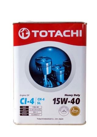 Моторное масло TOTACHI Heavy Duty CI-4/CH-4/SL SAE 15W-40 (6л)
