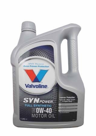 Моторное масло VALVOLINE Synpower SAE 0W-40 (4л)