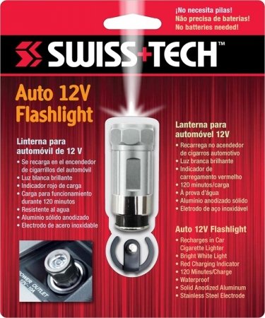 Автомобильный фонарь с зарядкой от прикуривателя Auto 12v Rechargeable Flashlight