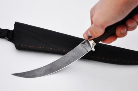 Нож Филейный малый (дамаск, венге), KNIFE YARD, 00297