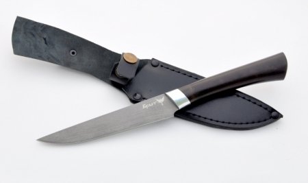 Нож Шеф-повар 4 (булат, мореный граб), KNIFE YARD, 00313