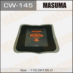 Заплатка кордовая 135 х 115 мм 3 слоя корда 1 шт. MASUMA CW-145