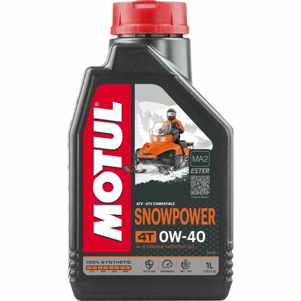 105891_масло motul 4-х тактное 0w-40 snowpower api sj 1л синт