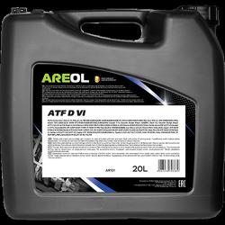 Масло трансмиссионное AREOL Gear Oils ATF Dexron VI (синтетическая жидкость) 20 L