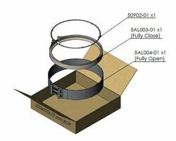 KIT хомуты для сажевого фильтра 5AI007 (DPF) Евро 6