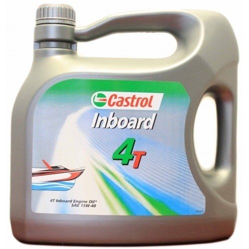 CASTROL Inboard 4T 15W-40 Минеральное масло для высоконагруженных 4-тактных бензиновых и диз. двиг