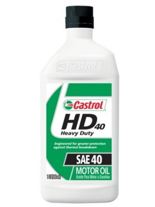 Моторное масло CASTROL HD, 40, 0.946л, 079191001820