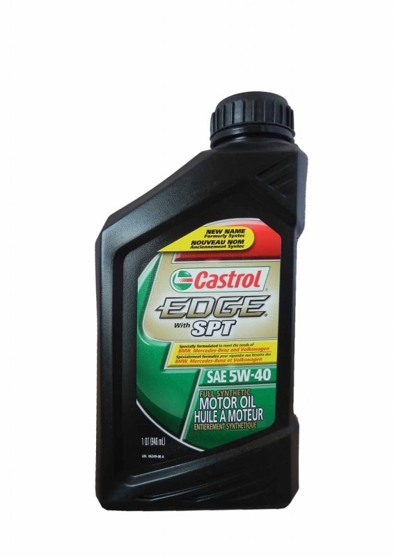 Моторное масло CASTROL EDGE With Syntec Power Technology, 5W-40, 0.946л, 06249