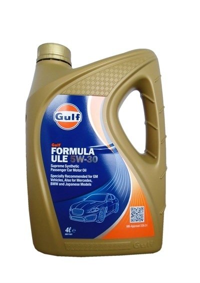 Моторное масло GULF Formula ULE, 5W-30, 4л, 5056004113920