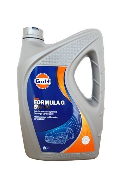 Моторное масло GULF Formula G, 5W-40, 5л, 5056004113036