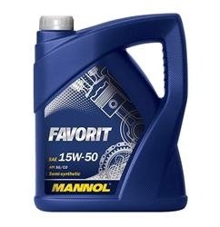 Моторное масло MANNOL FAVORIT, 15W-50, 5л, FV50546