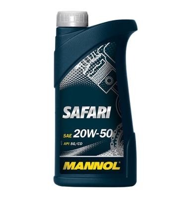 Моторное масло MANNOL SAFARI, 20W-50, 1 л, 4036021106151