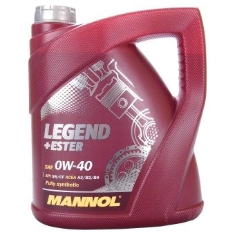 Моторное масло MANNOL LEGEND+ESTER, 0W-40, 4 л, 4036021404400