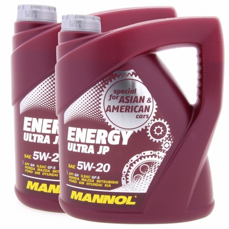 Моторное масло MANNOL Energy Ultra JP, 5W-20, 4 л, 4036021401584