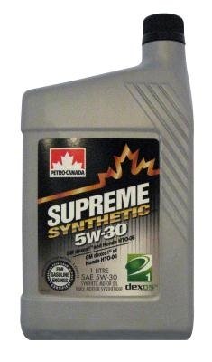 Моторное масло PETRO-CANADA Supreme Synthetic, 5W-30, 1л, 055223607390