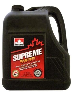 Моторное масло PETRO-CANADA Supreme, 5W-30, 4л, 055223442137