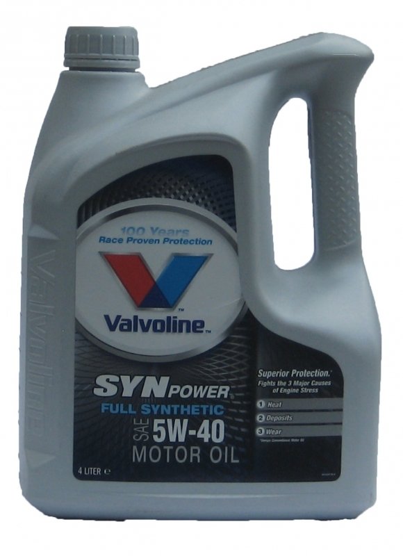 Моторное масло VALVOLINE SynPower, 5W-40, 4л, 8710941112671