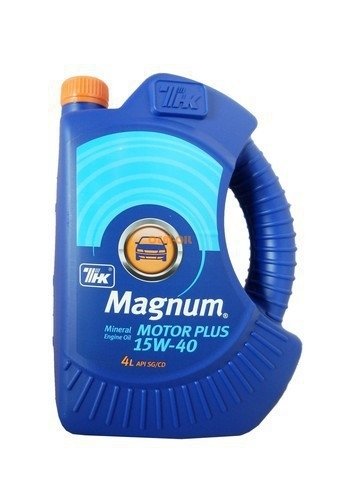 Моторное масло ТНК Magnum Motor Plus, 15W-40, 4л, 40614442
