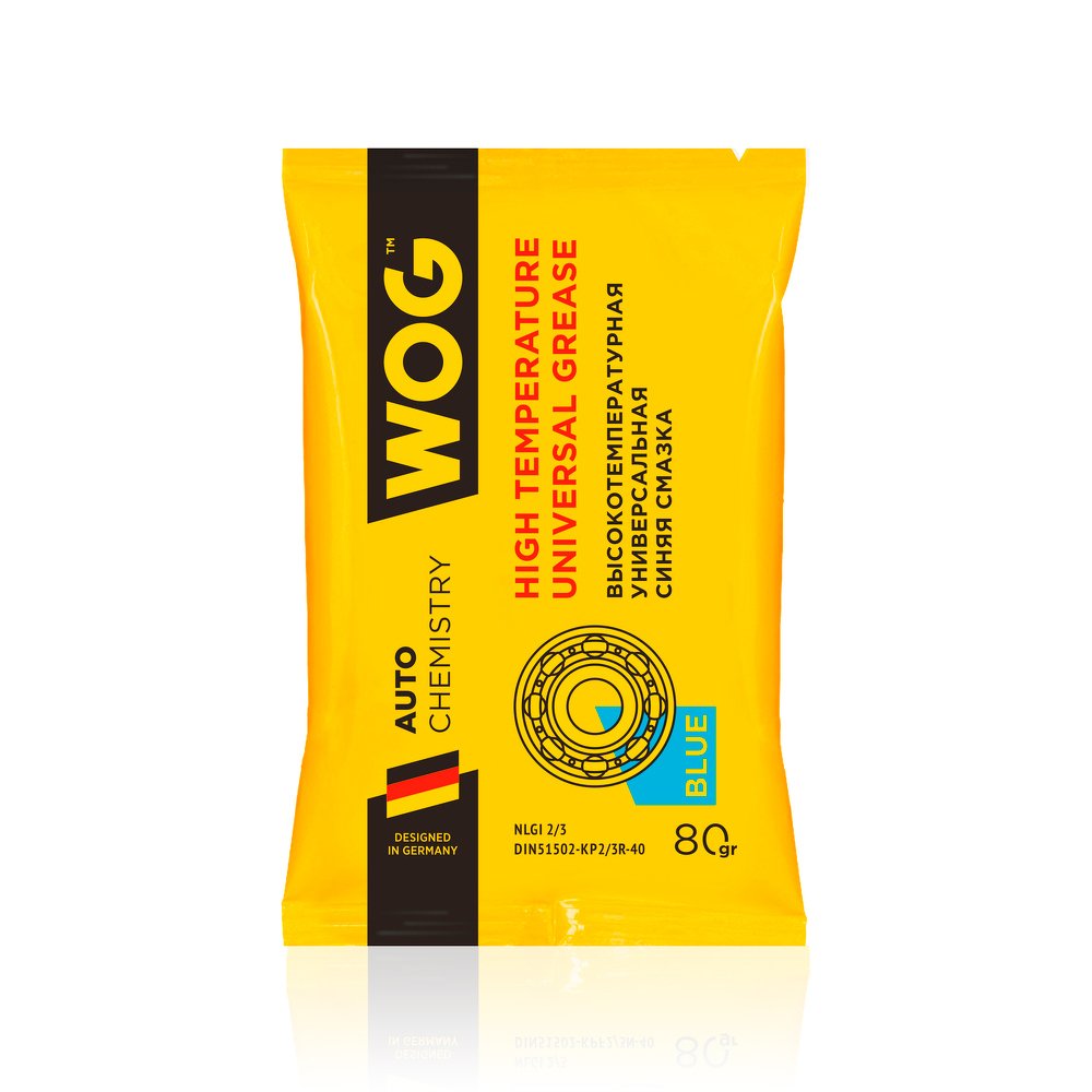 WGC0615_Смазка литиевая противозадирная WOG High Temperature Universal Grease / WGC0615 (80гр)