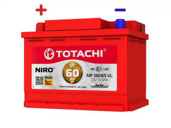 Аккумулятор totachi niro mf 56065 vl 60а/ч поляр. прямая 1 (jis r)