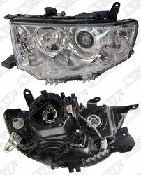 Фара MITSUBISHI PAJERO SPORT 08-17/L200 13-16 LH под ксенон, с электрокорректором