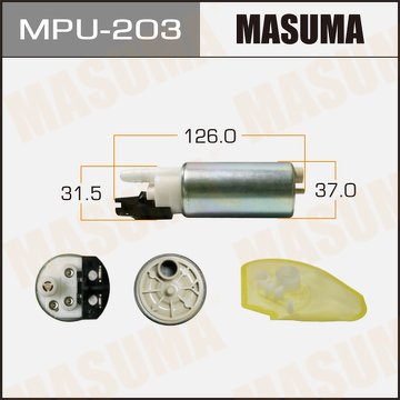 Насос топливный 100L/h, 3kg/cm2 сетка MPU-025