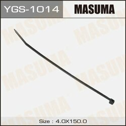 Хомут пластиковый 4,0 x 150 черный MASUMA YGS1014