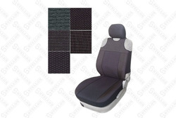 Комплект универс. чехлов-маек на передние автомобильные сидения (цвет темно-серый), материал жаккард