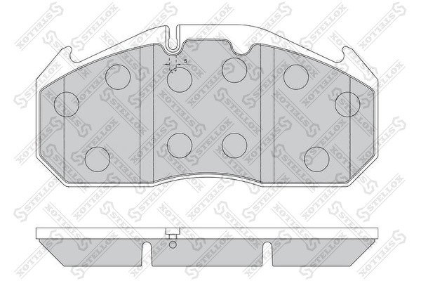 Колодки дисковые 29030 со скобами и увелич.ресурсомOmn RVI AE 420T.MA