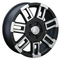 Колесный диск LS Wheels 158 8x16/5x139,7 D93.1 ET30 черный с дымкой полированный (MBF)