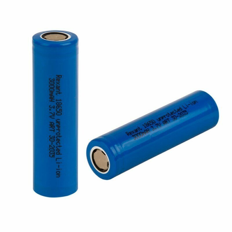 30-2035_аккумулятор! высокоемкостный 18650 unprotected 20А Li-ion 3000mAH 3.7В