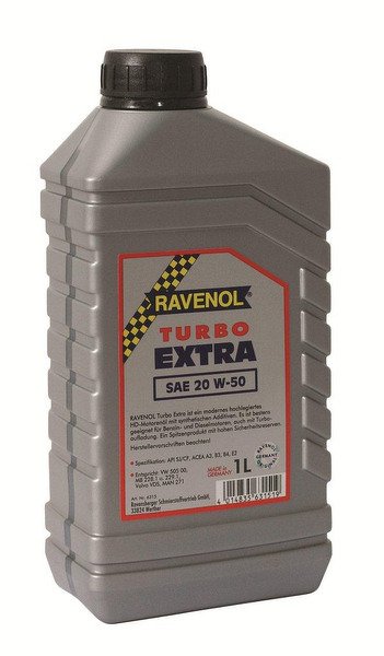 Моторное масло RAVENOL Turbo Extra, 20W-50, 1 л, 4014835631519