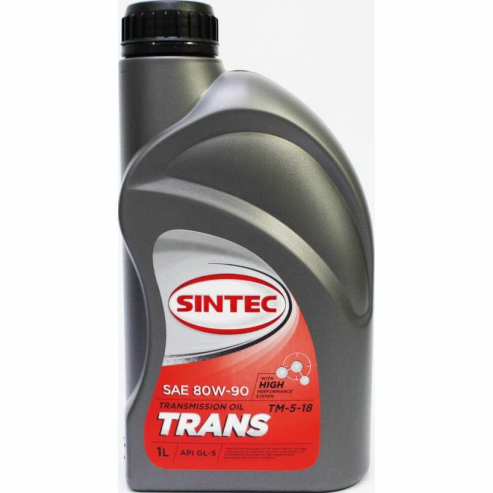 Масло трансмиссионное Sintec Trans 80W-90 GL-5 1л