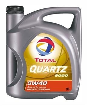 Моторное масло TOTAL QUARTZ 9000, 5W-40, 4л, 166475