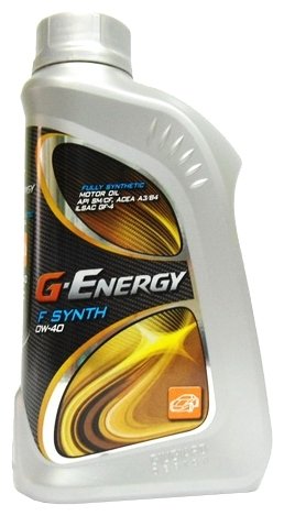 Моторное масло G-ENERGY F Synth, 0W-40, 1л, 8034108190044