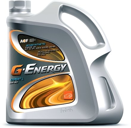 Моторное масло G-ENERGY Expert L, 10W-40, 5л, 4650063115379